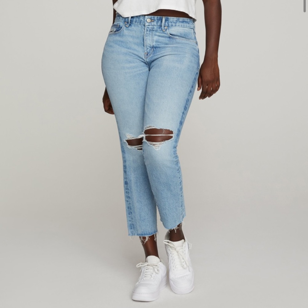Good American Good Girlfriend Petite Jeans